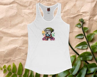 Camiseta de tirantes boho espalda nadadora perro camiseta de tirantes gráfica ropa divertida regalo para ella amante de mascotas conjunto