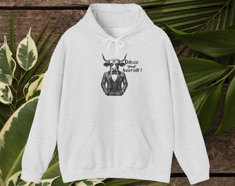 sudadera con capucha toro vintage sudadera motivación