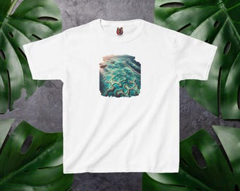 Coral Reef Kids TShirt - Ocean Reef  Tee - Nature Kids Shirt