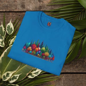 Forest tshirt  Tree graphic Tee cool nature comfy tshirt  gift for her ethical apparel clothing gift