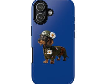 Dackel Handyhülle iPhone Hülle lustiges Geschenk für sie lustige Android Hülle Dackel iPhone Zubehör Android Hülle Haustier Design Welpe