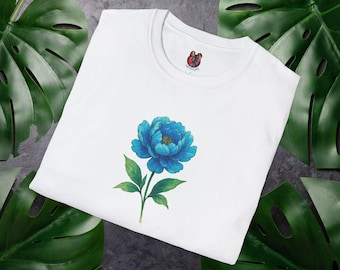 Rustic Flower Tee Shirt - Floral Bouquet Graphic - Vintage Nature Lover Tee