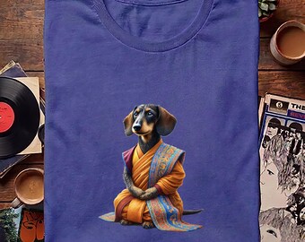 Meditation Dog Women tshirt - Spiritual Dog tshirt - Yoga Lover Gift Tee