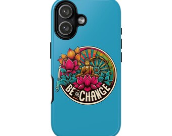 Yoga Lover Iphone case - Mindfulness samsung case - Cute Buddha phone case Meditation print