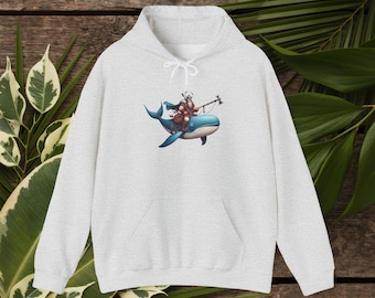 Viking Hoodie - Boho Viking Hoodie - Retro Viking Sweatshirt boho print