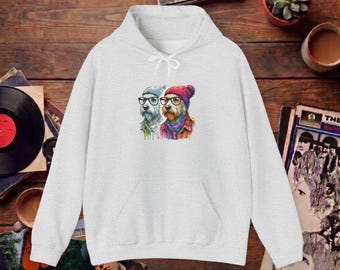 Dachshund Hoodie - Cute Dog sweatshirt - Boho Dog Hoodie weiner dog print dachshund