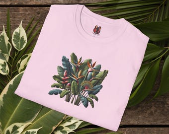 Floral Bouquet tshirt - Rustic Flower Graphic - Cute Botanical Lover Tee