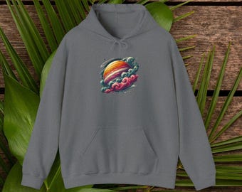Hoodie planeet galaxie sweater ruimte cool tekening
