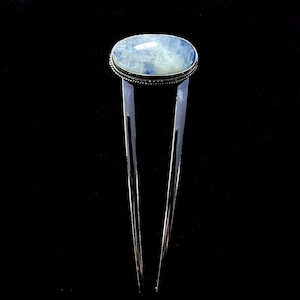 Moon Hair Fork Silver - Etsy