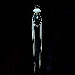 Moon Hair Fork Silver - Etsy