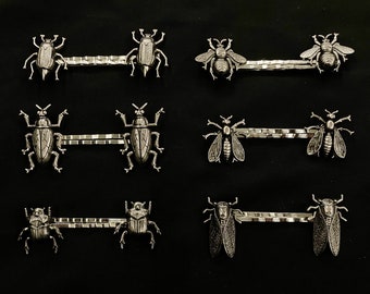 Insect Hair Pins, Insect Jewelry, Cockroach Hair Pins, Fly Hair Pins, Bug Hair Pins, Bee Hair Pins, Beetle Hair Pins, Roach Hair Pins