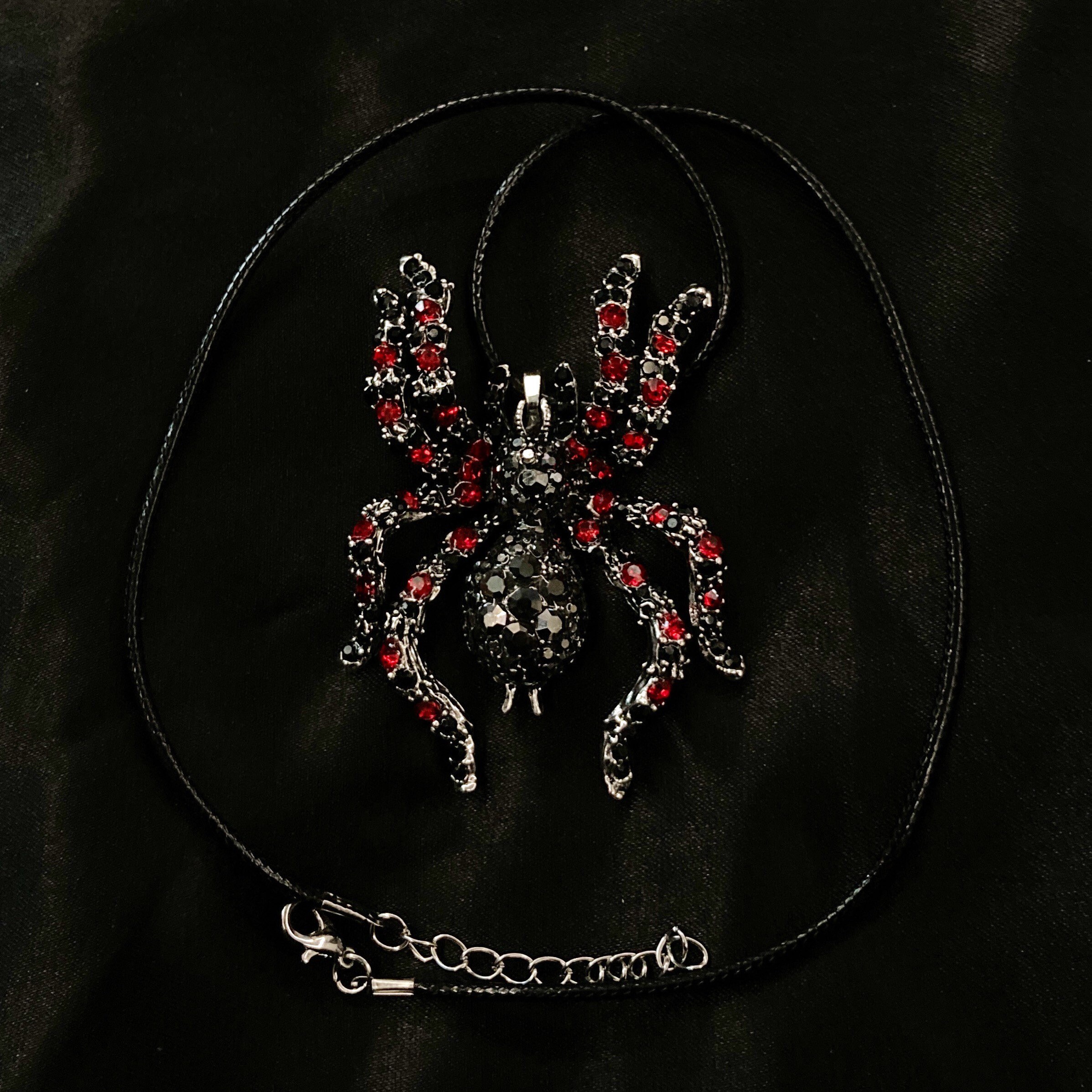 Dark Punk Spider Fashion Vintage Tassel Necklace