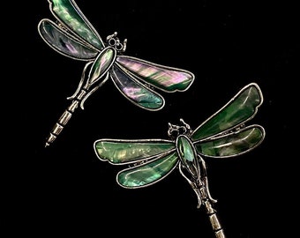 Libellen Haarspangen Set, 4 Stück – Retro Hochzeits Schmuck Für Braut & Damen