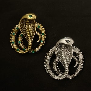Snake Brooch, Snake Pin, Gold Snake, Silver Snake, Gold Snake Pin, Silver Snake Pin, Gold Snake Brooch, Silver Snake Brooch, Snake Jewelry