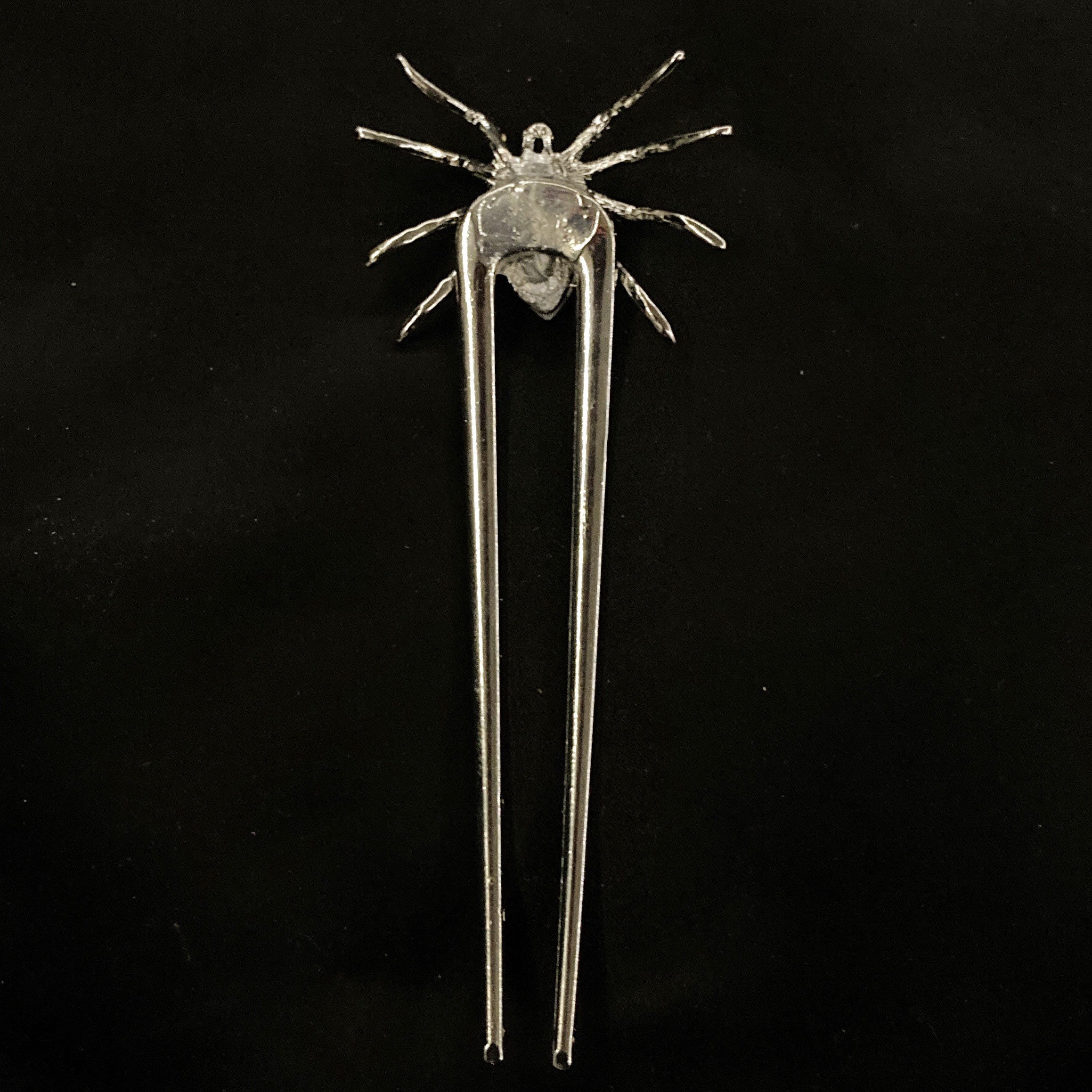 Spider Forks Silver Spider, Spider Hair Fork, Goth Hair Fork, Silver Hair Fork ...