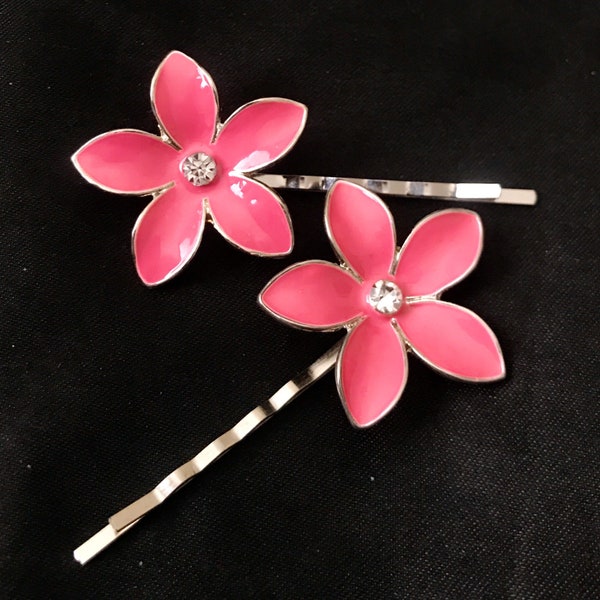 Pink Bobby Pins Etsy