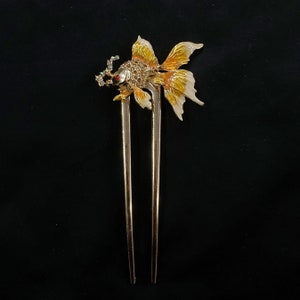 Koi Fish, Koi Fish Hair Fork, Goldfish Hair, Goldfish Hair Fork, Siamese Fighting, Betta Fish, Gold Fish, Yellow Fish, Goldfish Hair Fork