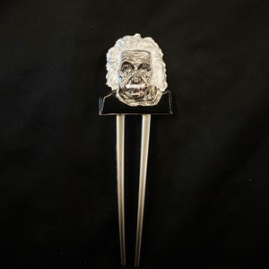 Albert Einstein Zwart Haarvork, Zilveren Haarvork, Wit Haar, Einstein Sieraden, Einstein-buste, Theoretisch Fysicus, Einstein-haar, Einstein-haar