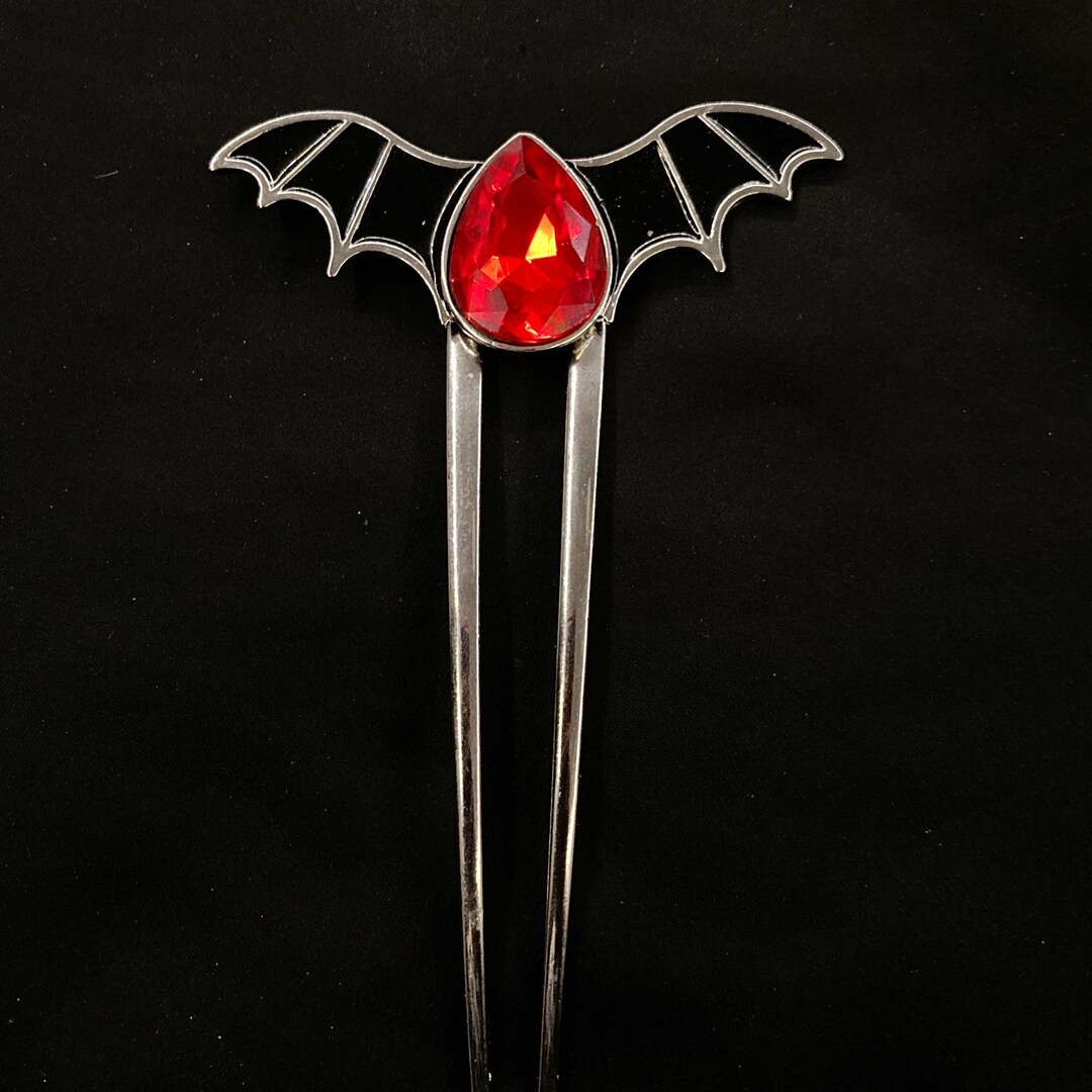 Bat Hair Fork, Goth Hair Fork, Wing Hair Fork, Bat Wing  display picture 1