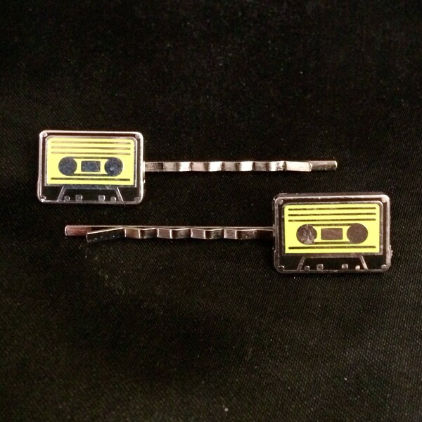 Cassette Tape Hair Pin Etsy