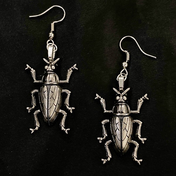 Insect Earrings, Insect Jewelry, Cockroach Earrings, Cockroach Jewelry, Beetle Earrings, Beetle Jewelry, Roach Earrings, Roach Jewelry