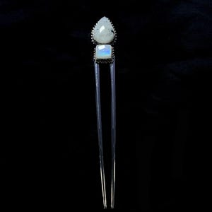 Moon Hair Fork Silver - Etsy