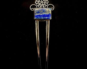Lapis Lazuli, Moonstone, Lapis Hair Fork, Lapis Lazuli Fork  display picture 3