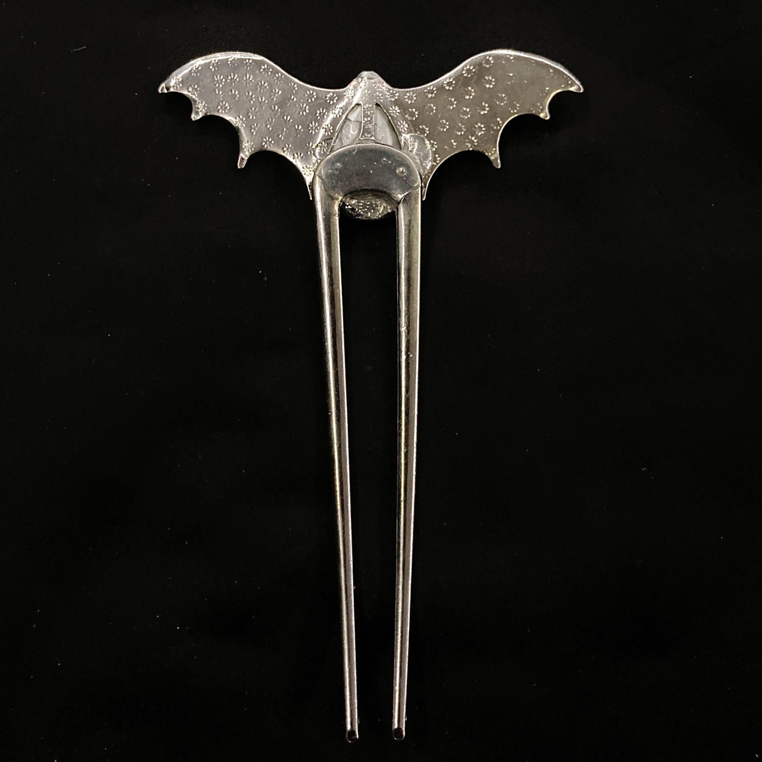 Bat Wing Black Hair Fork - Gothic Hair Accessory Y2K Punk Gothic Bat Wing Hair Claw Clip Metal Hair Accessory  main image 3