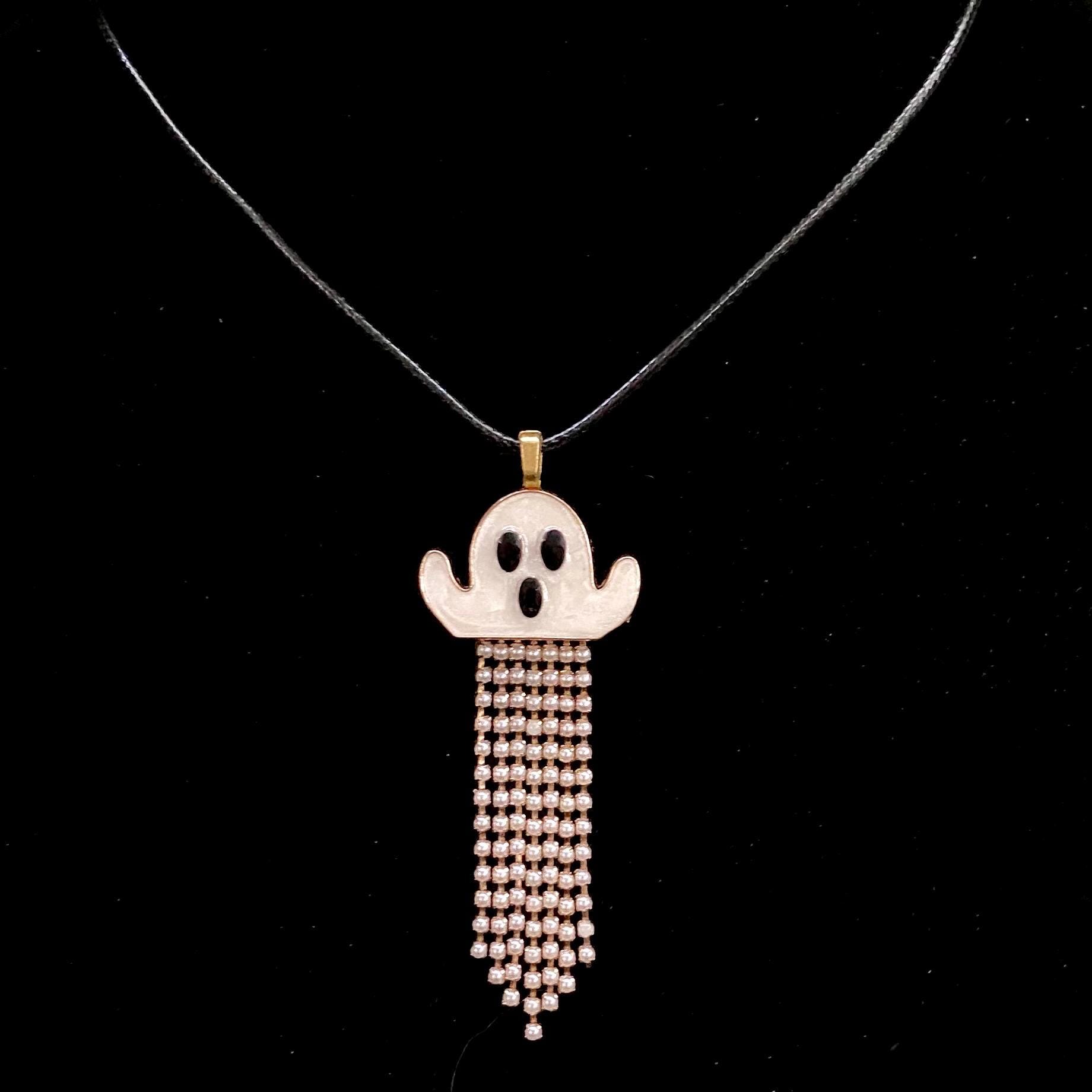 Brand new, unused GHOST ghooooost gold necklace chain