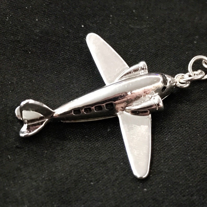 Airplane Earrings Silver Airplane Aero Plane Airplane Etsy