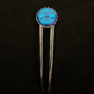 Moon Hair Fork Silver - Etsy
