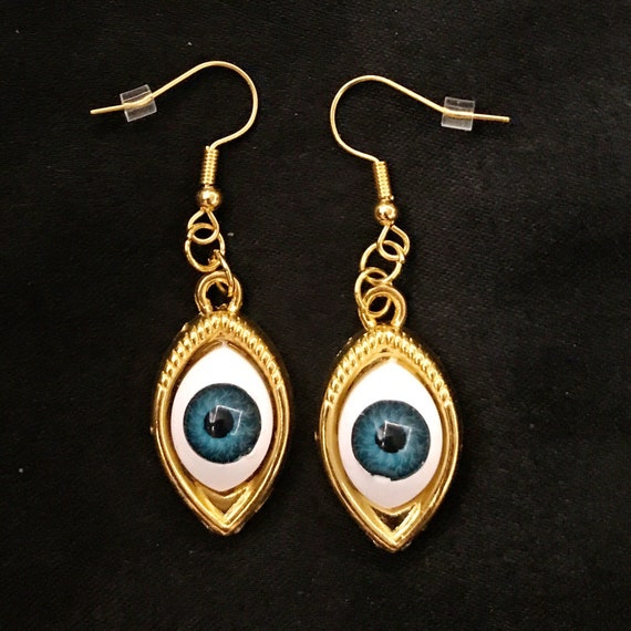 Etsy evil eye earrings deals