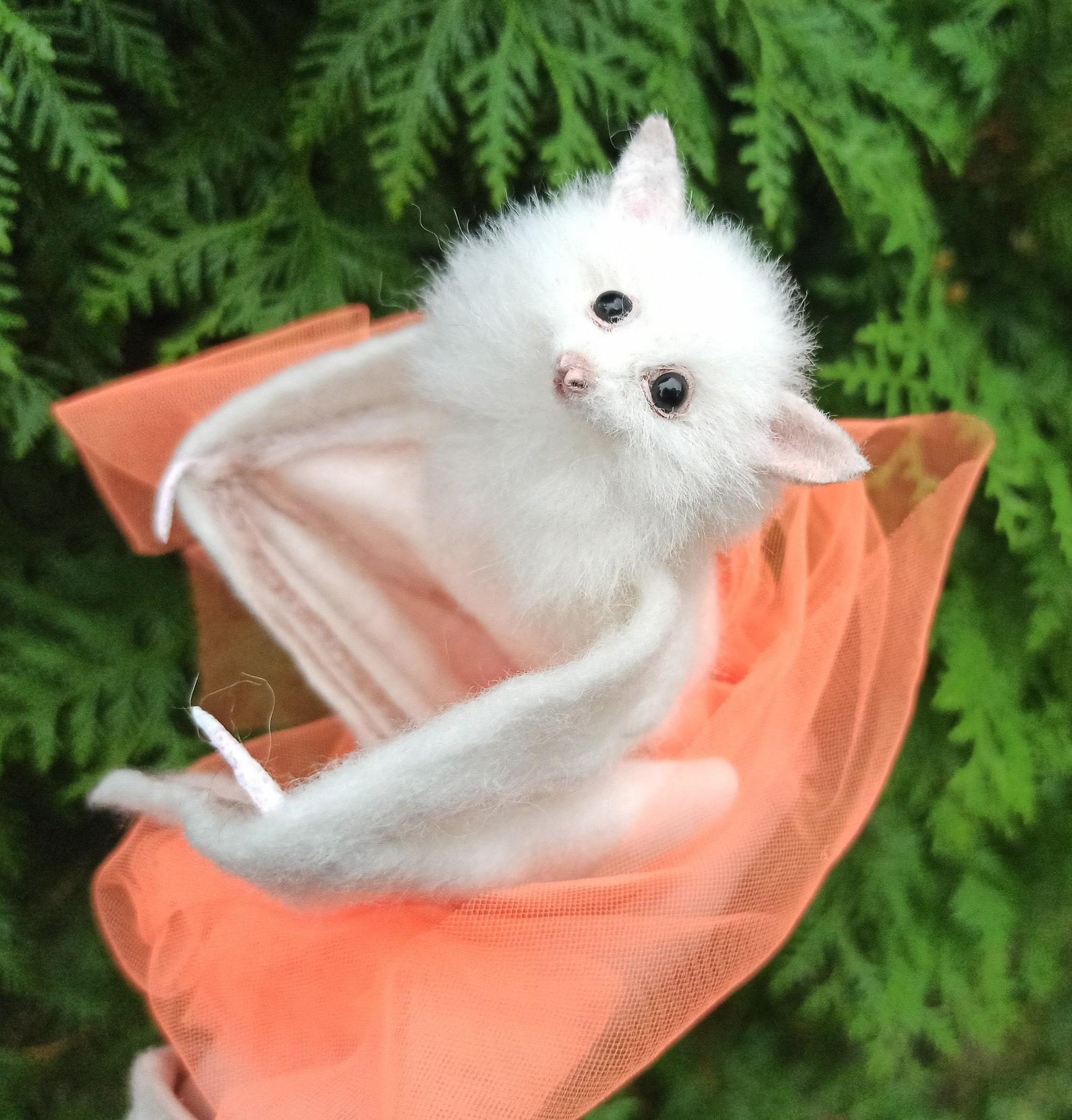 White Bat miniature/Halloween/Flying Fox/Black bat/Pet Etsy