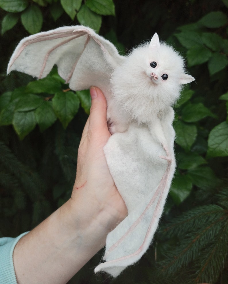 White Bat/Gothic Bat/Halloween/Flying image 1