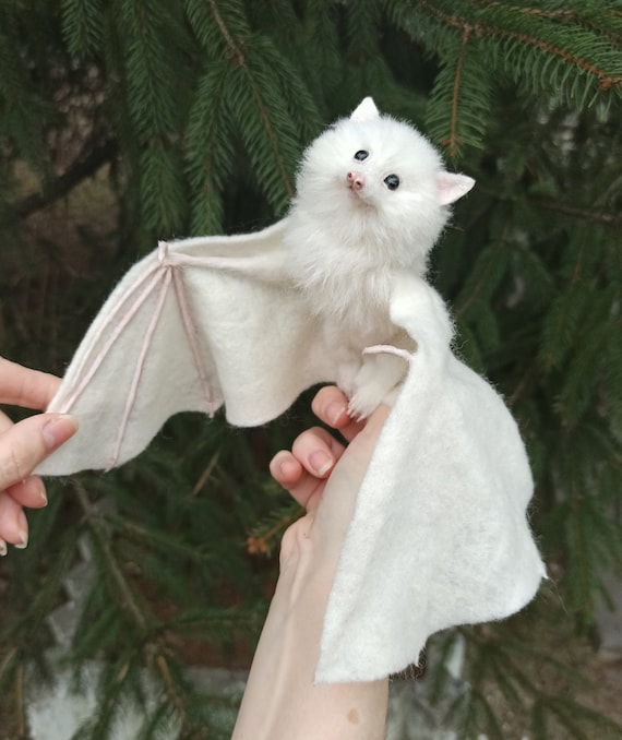 White Bat/gothic Bat/halloween/flying Etsy