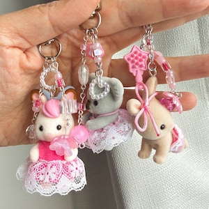 Süße handgemachte Schlüsselanhänger Taschenanhänger (Koala, Kaninchen)