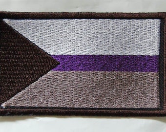 Demisexual Pride Flag embroidered patch