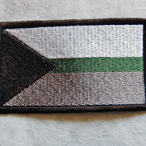 Demiromantic Pride Flag embroidered patch