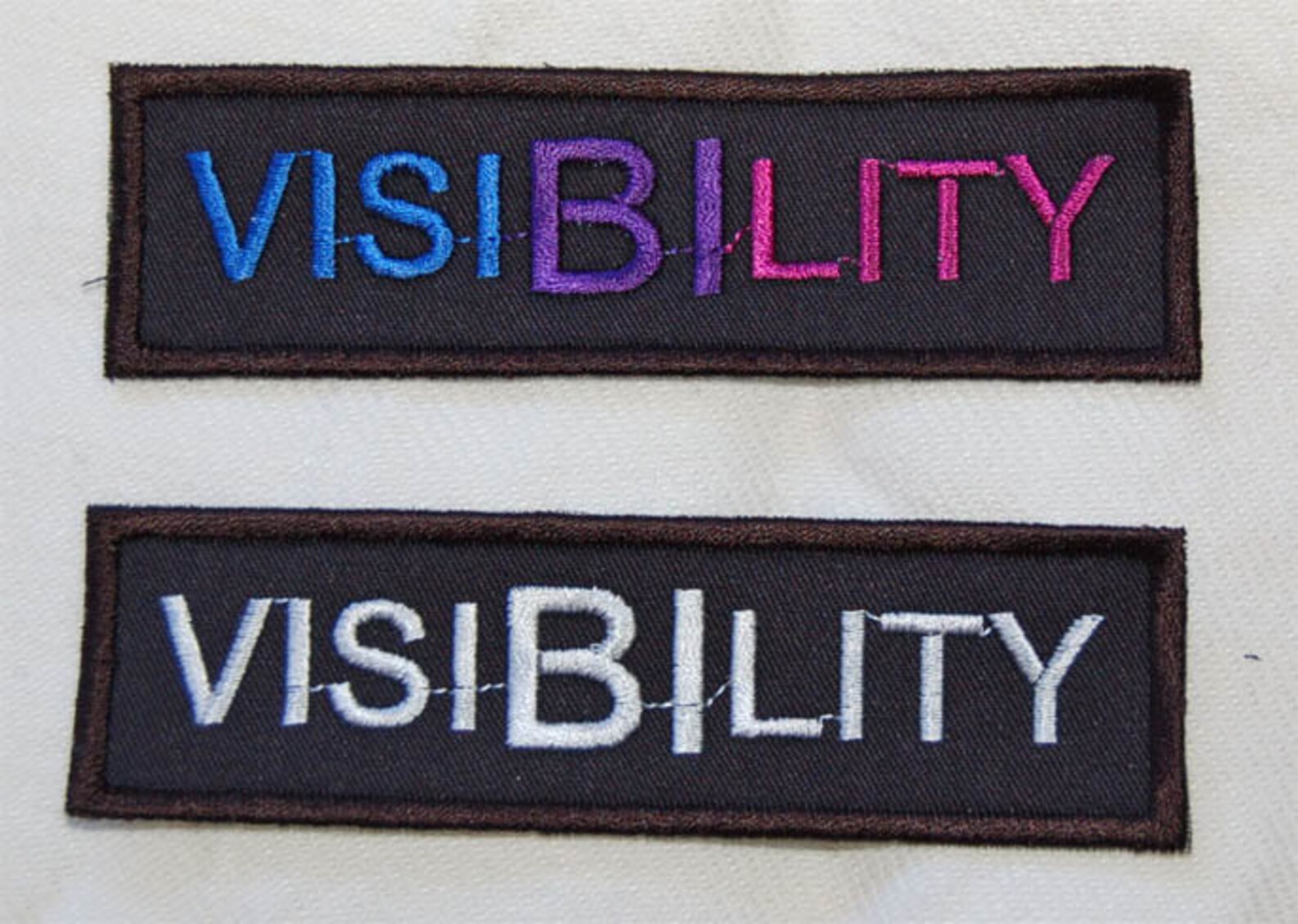 Subtle Bi Patch Bisexual Visibility Embroidered Patch - Etsy