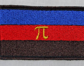 Parche bordado de la bandera del orgullo poliamoroso