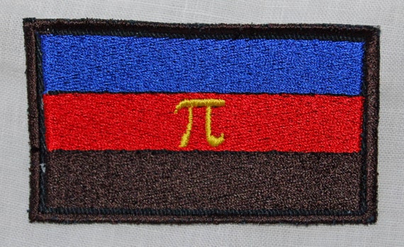 Genderfluid Pride Flag Embroidered Patch Badge