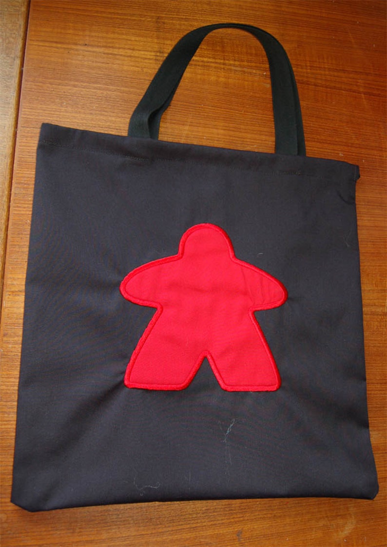 Meeple Tote Bag choose your colour image 1