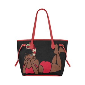 Ethnische Retro Beach Pool Baden Schöne schwarze Frau Reisetasche Handtasche Melanin Einzigartige Design Print Versandkostenfrei