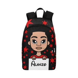Sac à dos Latin Boy Super Star Back To School Bookbag Livraison gratuite aux États-Unis et à l'étranger
