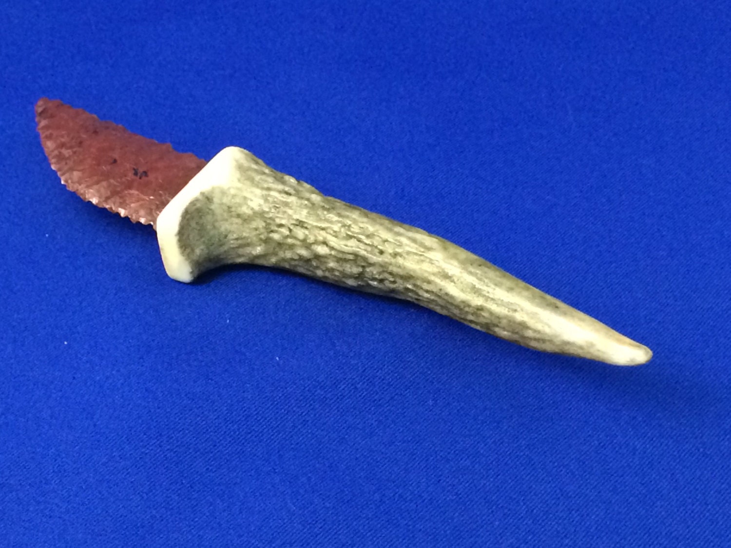 All Natural One of a Kind Flint Knapped Obsidian Fixed Blade Etsy