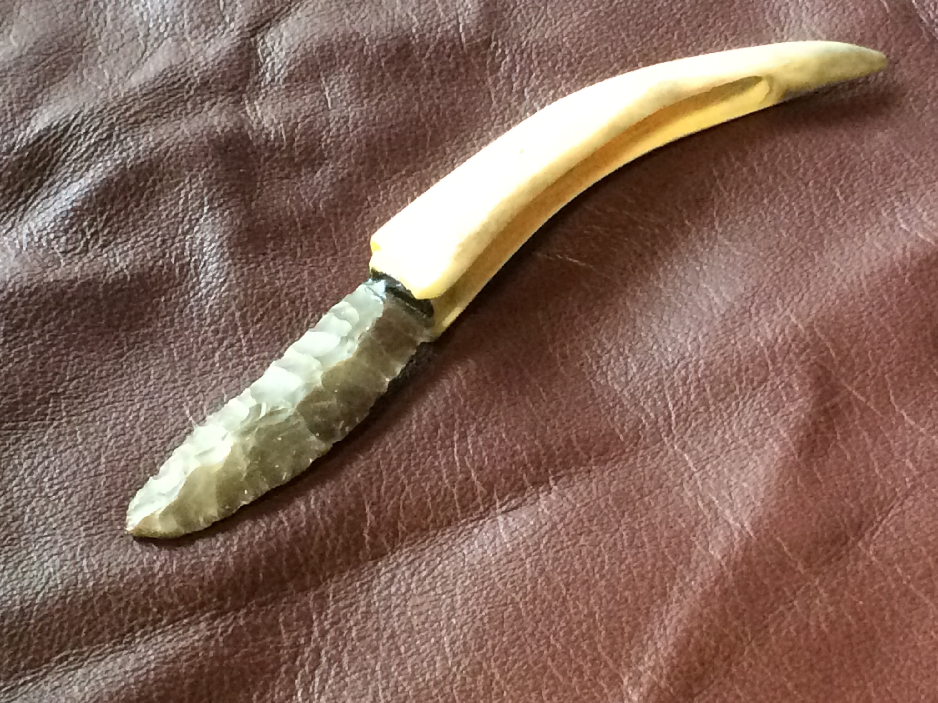 Texas stone blade folding knife