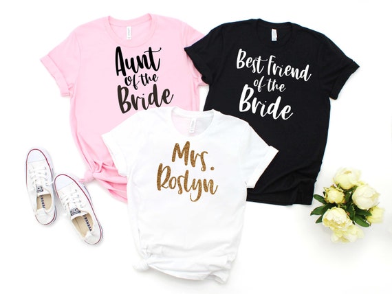 bridesmaids t shirts bridal party