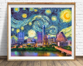Austin Wall Art Etsy