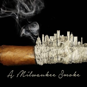 Cigar Poster Milwaukee Cigar Print Man Cave Decor Milwaukee Poster Bar Art Wall Art Fathers Day #vi965