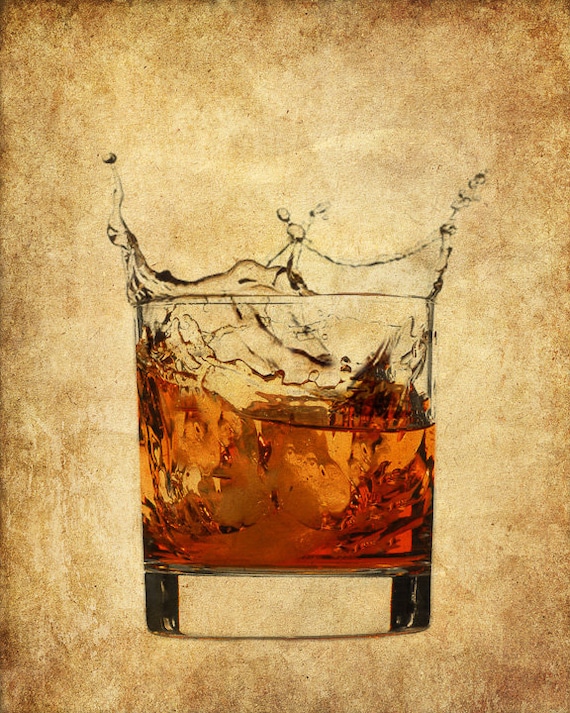 Whiskey Poster Bar Art Whiskey Print Scotch Bourbon | Etsy